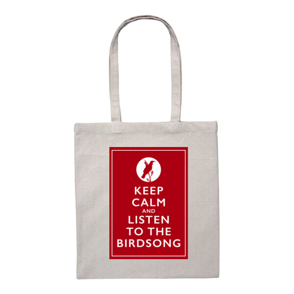 Keep Calm and Listen to the Birdsong - Tote Bag Thumbnail